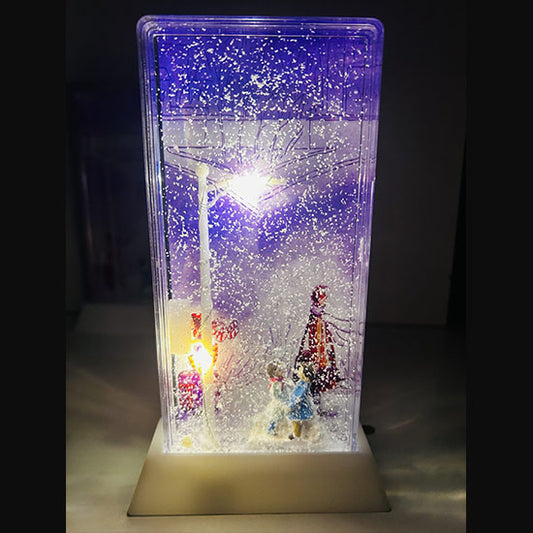 Işıklı Karlı Sokak Lambası