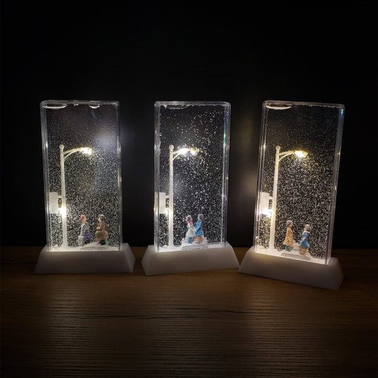 Işıklı Karlı Sokak Lambası